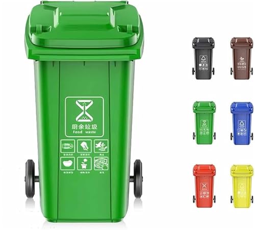 HBSSP 80L 100L 120L 240L Außenabfallbehälter Mit Deckel Große Kapazität Kommerziellen Abfallbehälter, Robuster Abfallbehälter Mit Verschleißfesten Rädern, 5 Farben Verfügbar, 1 Stück(Green,80L) HBSSP 80L 100L 120L 240L Außenabfallbehälter Mit Deckel Große Kapazität Kommerziellen Abfallbehälter, Robuster Abfallbehälter Mit Verschleißfesten Rädern, 5 Farben Verfügbar, 1 Stück(Green,80L) von HBSSP