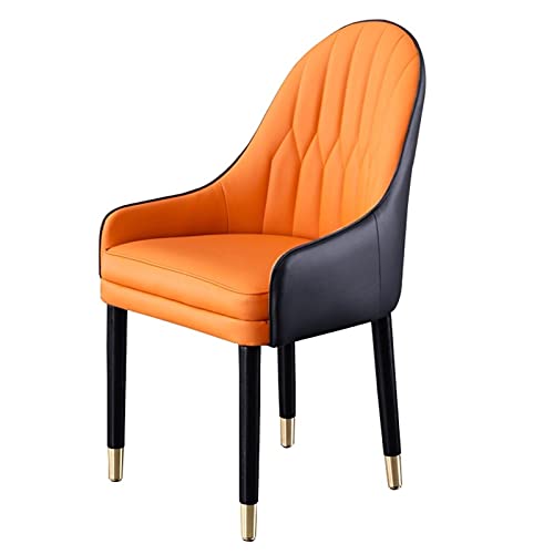HBSSP Esszimmer-Küchen-Stühle Wohnzimmer-Sessel Emulsion Gepolsterte Esszimmerstühle mit Weichem Mikrofaser-Lederkissen Und Massivholzbeinen(A) von HBSSP