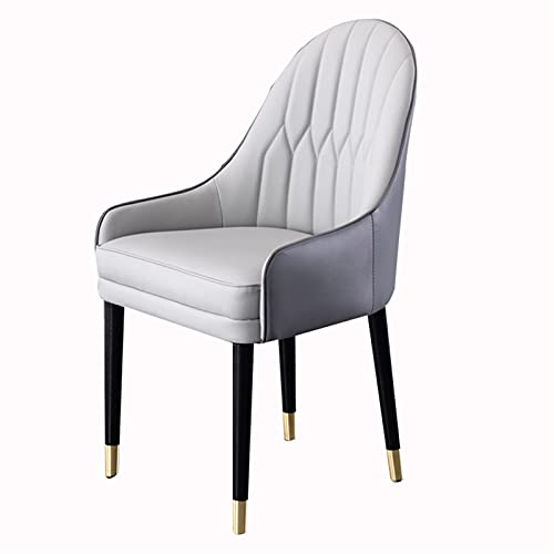 HBSSP Esszimmer-Küchen-Stühle Wohnzimmer-Sessel Emulsion Gepolsterte Esszimmerstühle mit Weichem Mikrofaser-Lederkissen Und Massivholzbeinen(N) von HBSSP