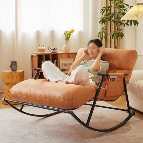 HBSSP Moderner Schaukelstuhl Drinnen Draußen,Mit Gepolsterten Armlehnen, Atmungsaktive Liege for Schlafzimmer, Garten,Ergonomischer Zero-Gravity-Liegestuhl HBSSP Moderner Schaukelstuhl Drinnen Draußen,Mit Gepolsterten Armlehnen, Atmungsaktive Liege for Schlafzimmer, Garten,Ergonomischer Zero-Gravity-Liegestuhl von HBSSP