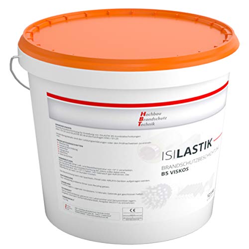 HBT ISILASTIK B5 Brandschutzbeschichtung 12,5 kg Eimer (viskos)| Brandschutzcoating zur Herstellung von Brandabschottungen und Brandschutzfugen von HBT
