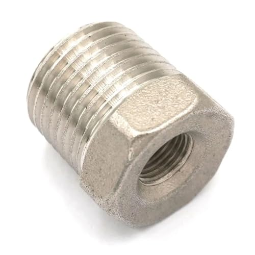 1/2" BSP Male to 1/8" BSP Female 304 Stainless Steel Reducer Reducing Bushing Fitting von HBTSPJNT