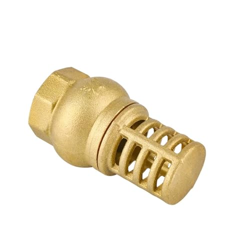 1-1/2" BSP Female Thread Brass Check Valve Strainer Filter Bottom Valve Water Pump Foot Valve von HBTSPJNT