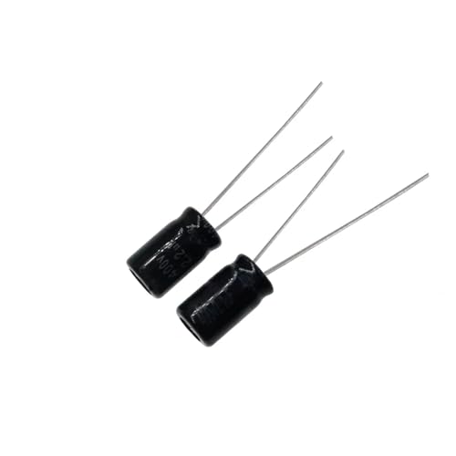 HBTSPJNT 100pcs 400V 2.2uF 400VDC 2.2MFD 6 * 11mm Aluminum Electrolytic Capacitor Radial von HBTSPJNT