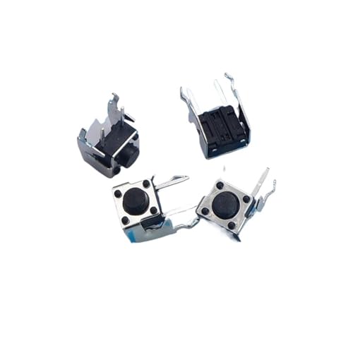 HBTSPJNT 100pcs 6 * 6 * 5mm PCB Momentary Tactile Tact Push Button Switch Right Angle 6x6x5mm with Stent HBTSPJNT 100pcs 6 * 6 * 5mm PCB Momentary Tactile Tact Push Button Switch Right Angle 6x6x5mm with Stent von HBTSPJNT