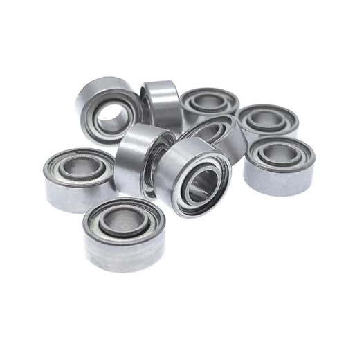 HBTSPJNT 10pcs Miniature Bearing 684ZZ 4 * 9 * 4 mm Ball Bearings Electronic Starter Quadcopter Carbon Steel for Fidget Spinner von HBTSPJNT