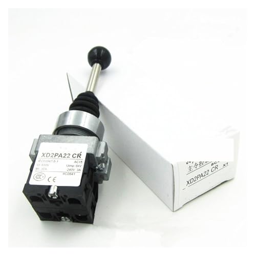 HBTSPJNT 1Pc XD2PA22CR 2NO 2Positions Momentary Spring Wobble Stick von HBTSPJNT