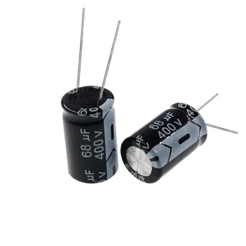 HBTSPJNT 5pcs 400V 68uF 400Volt 68MFD Aluminum Electrolytic Capacitor 16 * 20mm Radial 68mf400v 68uf400v 400v68mf 400v68uf von HBTSPJNT