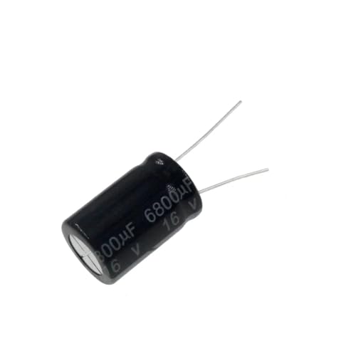 HBTSPJNT 5pcs 6800uF 16V 6800MFD 16WV 16 * 25mm Aluminum Electrolytic Capacitor Radial von HBTSPJNT