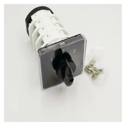 HBTSPJNT 690V 32A 16 Terminals 3 Positions (1-0-2) On-Off-On Rotary Cam Changeover Switch SZL9-32/D1050.4 von HBTSPJNT