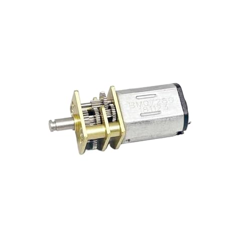 HBTSPJNT DC 3V-6V 48RPM Slow Speed GM12-N20 Full Metal Gearbox Gear Reducer Electronic Starter Large Torque DIY von HBTSPJNT