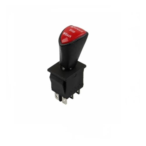 HBTSPJNT Forward-Stop-Back DPDT 6Pin Latching Slide Rocker Switch AC 250V 16A AC 125V 20A Black KCD4-604-6P 31x25mm Remote von HBTSPJNT