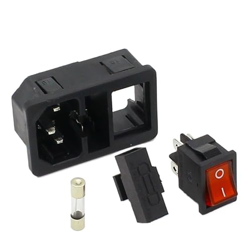 HBTSPJNT Red Light Power Rocker Switch Fused IEC 320 C14 Inlet Power Socket Fuse Switch Connector Plug 10A 250V B2C HBTSPJNT Red Light Power Rocker Switch Fused IEC 320 C14 Inlet Power Socket Fuse Switch Connector Plug 10A 250V B2C von HBTSPJNT