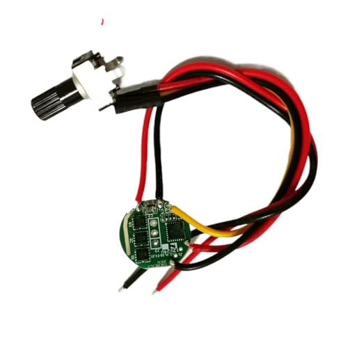 HBTSPJNT Speed Regulation Controller Protection Board DC7V-24V 3.5A 75W CNC Aluminum Alloy Impeller Ducted Fan Stepless Speed Regulation(9-12V justController) von HBTSPJNT