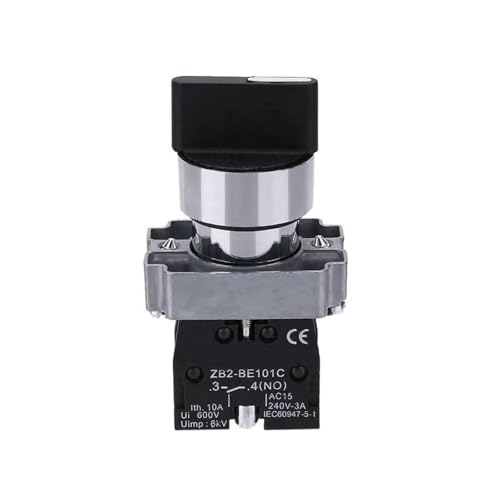 HBTSPJNT ZB2-BD33 Two 3 Position Rotary Select Selector Switch Self Lock 22mm 2 NO N/O HBTSPJNT ZB2-BD33 Two 3 Position Rotary Select Selector Switch Self Lock 22mm 2 NO N/O von HBTSPJNT