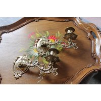 Selten Antike Messing Kerzenhalter " Jugendstil Wunderschöne Form & Grösse/Der Preis Ist Für Einen Leuchter von HBVintageLaden