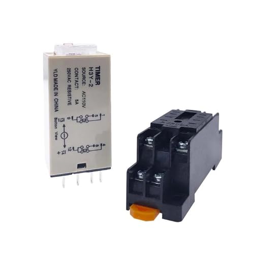 1 PC Power-on Delay Rotary Knob 5S/10S/30S/60S/3-M/5M/10M/30M Timer DPDT Timing AC 110V 220V H3Y-2 Time Relay(0-60seconds AC220V) von HBW