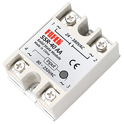 10A 25A 40A 60A AC-AC Single Phase Solid State Relay AC SSR SSR-10AA SSR-25AA SSR-40AA SSR-60AA 80-250VAC 220V to 24-380V AC(SSR-60AA) von HBW