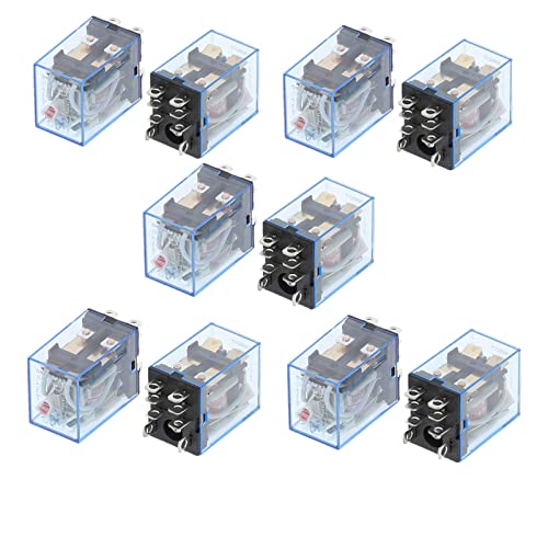 10Pcs Relay LY2NJ 220/240V AC Small Relay 10A 8PIN Coil DPDT(AC 12V) von HBW
