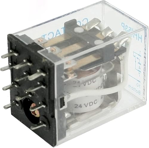 10pcs HH53PA 5A DC 24V Coil PCB Purpose Power Relay 11 Pin 3PDT von HBW