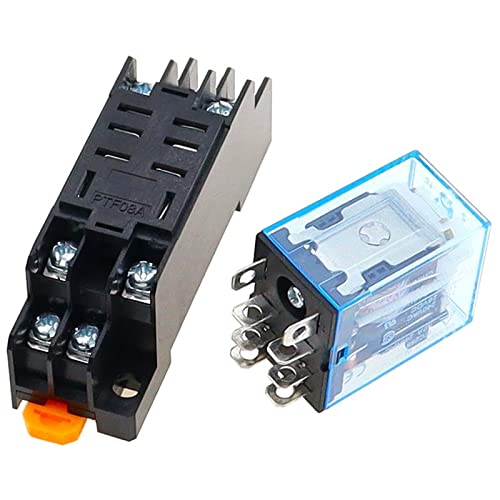1Set 220/240V AC 10A 8PIN Coil Power Relay DPDT LY2NJ HH62P HHC68A-2Z with Socket Base(Ac,36V) von HBW