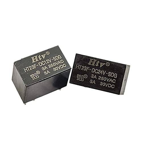 2PC HT23F-DC12V-SDG relay HT23F-DC5V-SDG set of conversion 3A 6 pins(HT23F-DC12V-SDG) von HBW