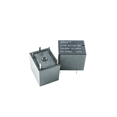 2PC power relay HTV6-DC12V-SH/DC12V-SHA set of conversion 10A 5 pins(HTV6-DC12V-SHA) von HBW