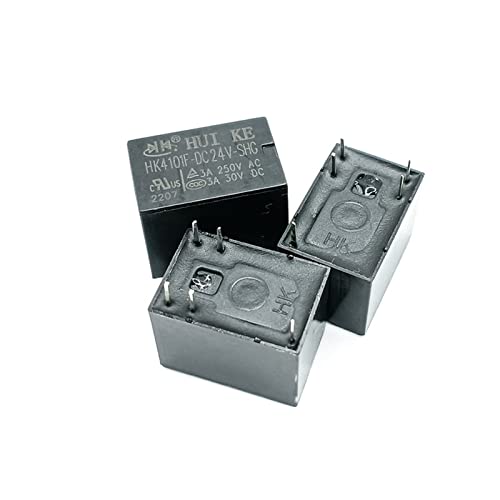 2PC relay HK4101F-DC5V-SHG/12VDC/24VDC 5-pin 3A group normally open(HK4101F-DC24V-SHG) von HBW