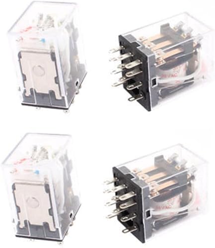 8 Pcs HH53PL AC 36V Coil 3P2T Red LED Lamp Light Purpose Power Relay von HBW