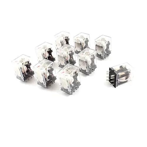 AC 36V Coil DPDT 8Pin Red LED Lamp Purpose Power Relay 10 Pieces von HBW