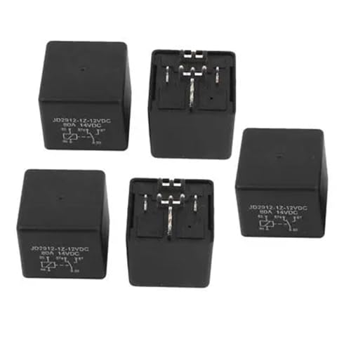 DC 12V Coil 80A 5 Pins SPDT Vehicle Car Security Power Relay 5pcs von HBW