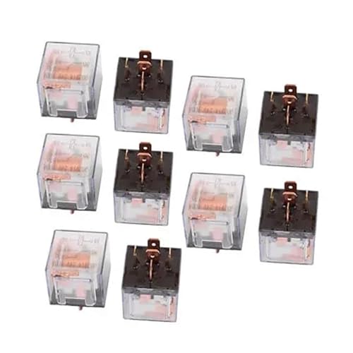 DC 24V 100A 5 Pins SPDT Clear Shell Green Light Car Automotive Alarm Relay 10pcs von HBW