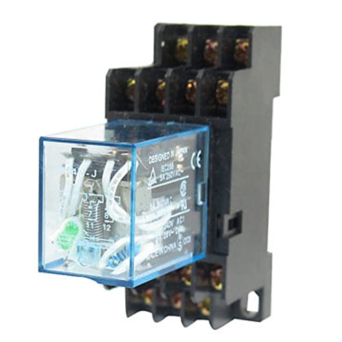 DC 24V Coil 14 Pin Electromagnetic Power Relay MY4N-J w Socket 5pcs von HBW