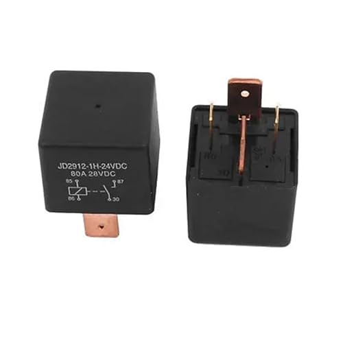 DC 24V Coil 80A 4 Pins SPST Car Automotive Alarm Security Power Relay 10pcs von HBW