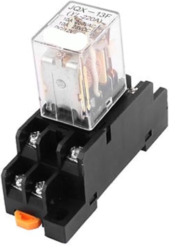 DC12V 10A Coil Voltage 8 Pin DPDT Electromagnetic Power Relay w Socket Base von HBW