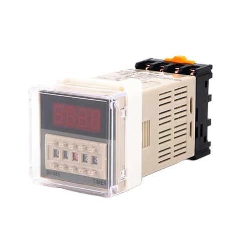 DH48S-1Z 12V 24V 110V 220V AC Digital Timer Relay On Delay 8 Pins SPDT Reset/Pause Function(Other voltage) von HBW