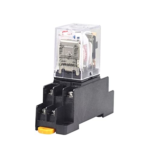 MY2P HH52P MY2NJ Relay Coil DPDT Relay with Socket Base Holder AC 12V 24V 36V 48V 110V 220V 380V(AC36V) von HBW