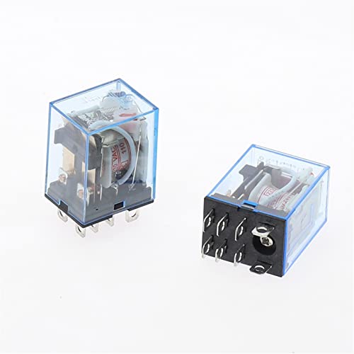 Relay 10Pcs 10A Purpose Relay LY2NJ with LED lamp 8 pins dpdt Relais 12v 24v 36v 110v 220v 380v(DC 110V) von HBW