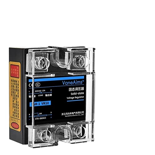 SSR Single-Phase Power Solid State Relay 220V Solid State Voltage Regulator Module with Protective Cover to Send Thermal Grease(100A) von HBW