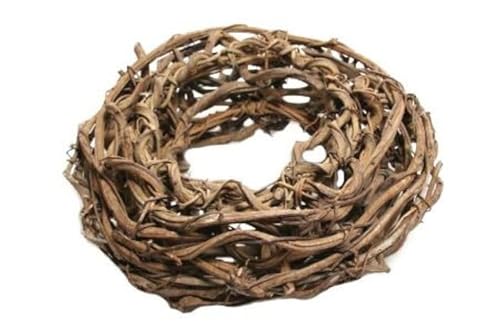 DBT Kranz Ländliche Holz-Naturmaterialien „Weinzweige“ Natur D 30 cm von HBX