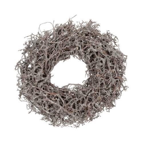 DBT Kranz Rural Botay Holz-Bonsai Grau D 60 cm von HBX