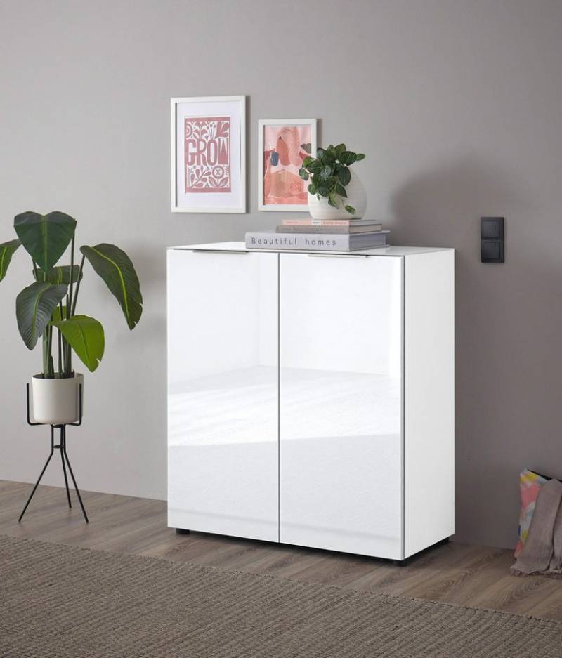 HBZ Kommode Santorin, BxHxT 90x99x40 cm (1 St), Breite 90cm, Softclose für Türen, Melaminbeschichtung von HBZ