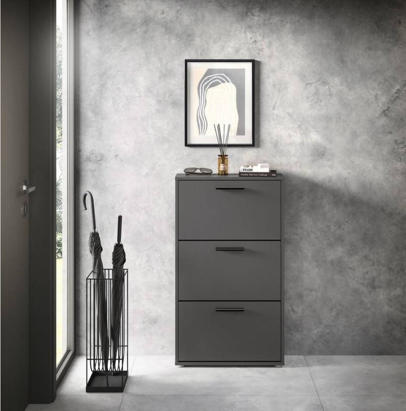 HBZ Schuhkipper Sam (1 St), Schuhkipper, Schuhschrank mit 3 Klappen, BxHxT 59x103x17cm von HBZ