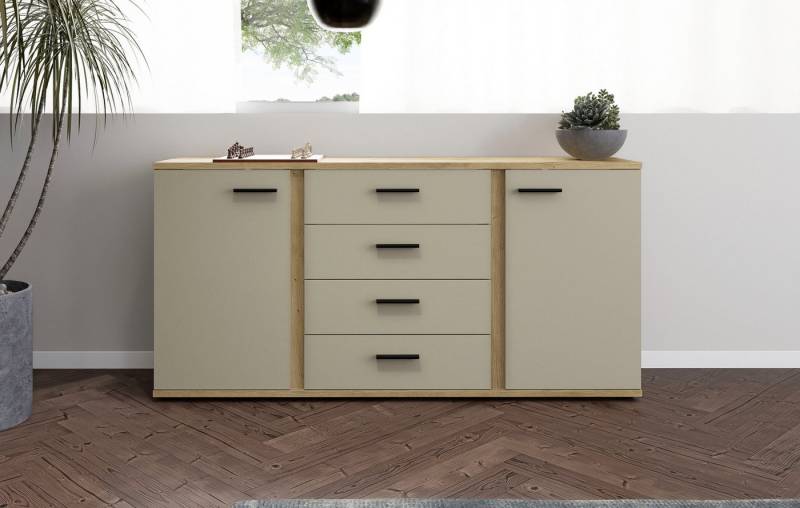 HBZ Sideboard Kanada, BxHxT 170x84x40 cm (1 St), Breite 170cm, Unterflurauszug, Melaminbeschichtung von HBZ