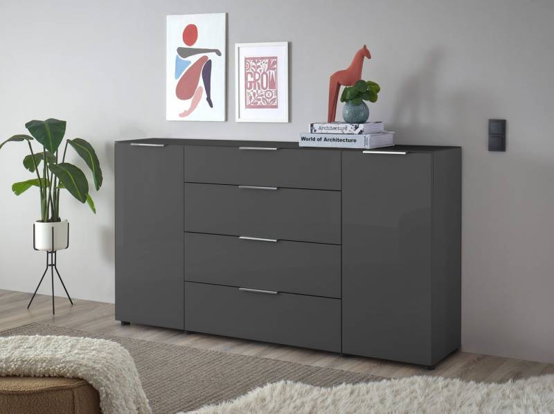 HBZ Kommode Santorin, BxHxT 180x99x40 cm (1 St), Breite 180cm, Softclose für Türen und Schubkästen, Melaminbeschichtung von HBZ
