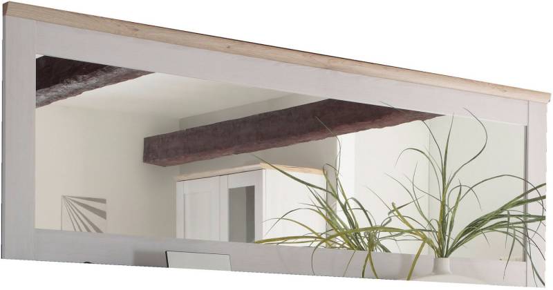 HBZ Spiegel Romance Landhaustil, BxHxT 96x92x4 cm (1-St), Absetzung in Eiche San Remo hell von HBZ