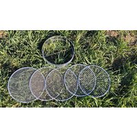 5in1 Garten-Sieb aus Kohlenstoffstahl, oberflächenverzinkt ca. 30 x 30 x 6.5cm 5in1 Garten-Sieb aus Kohlenstoffstahl, oberflächenverzinkt ca. 30 x 30 x 6.5cm von HC Garten & Freizeit