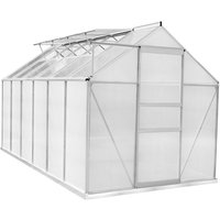 Alu-Gewächshaus, ca. 374 x 190 x 184 cm von HC Garten & Freizeit