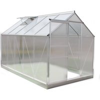 Alu-Gewächshaus, ca. 313 x 190 x 184 cm von HC Garten & Freizeit