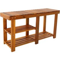 Universal-/Schuhregal Akazienholz 87 x 28 x 45cm Universal-/Schuhregal Akazienholz 87 x 28 x 45cm von HC Garten & Freizeit